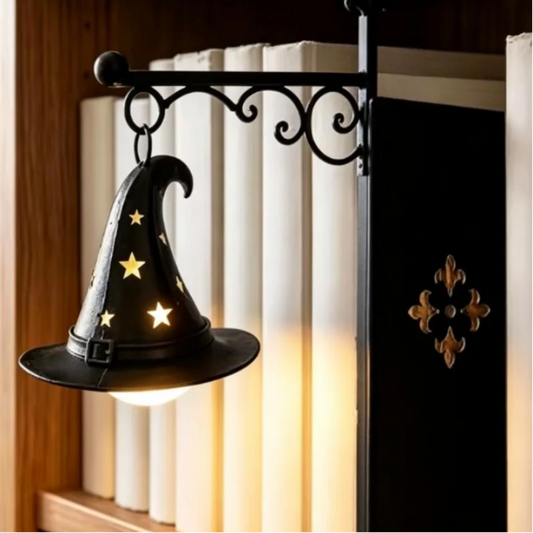 New Bookshelf Lighting Library Lantern Halloween Decorative Bookcase Lamp Vintage Warm for Study Room Home Decor Spooky Ambiance