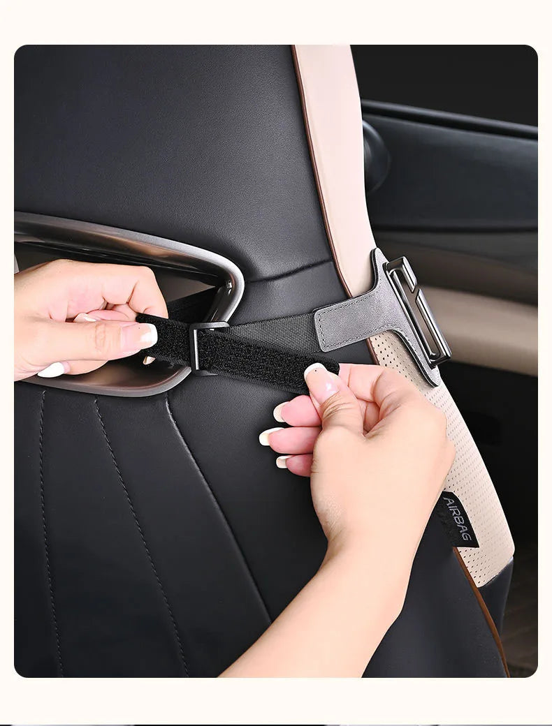 1Pcs Universal Car Seat Belt Fixator, Adjustable Strap Clip Holder, Safety Buckle Positioning Device, Auto Interior Accessories