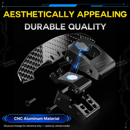 For BMW 1-4 series f20 f21 f30 f22 f80 g20 g30 g80 m3 m5 x3 x5 Magnetic Carbon Fiber Steering Wheel Paddle Shifter Extensions