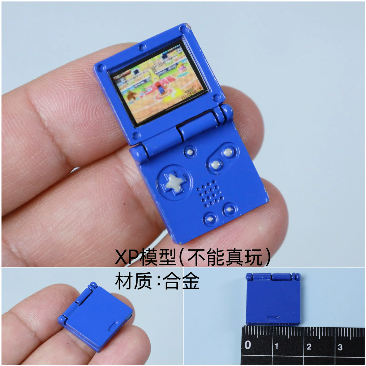 Mini Game Console Model Simulation Gameboy Dollhouse Decor Scene Shooting Prop Miniature Toy