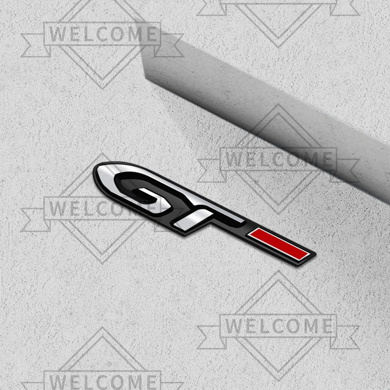 3D Car Stickers GT Front Grille Emblem Auto Body Badge Trunk Decal For Peugeot RCZ 206 308 3008 2008 5008 306 307 107 Accessorie