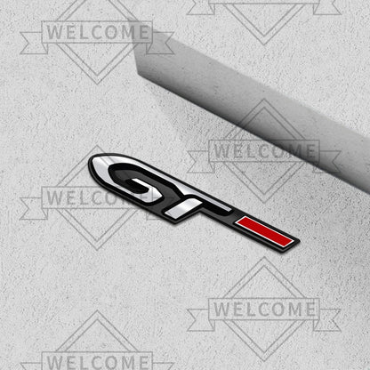 3D Car Stickers GT Front Grille Emblem Auto Body Badge Trunk Decal For Peugeot RCZ 206 308 3008 2008 5008 306 307 107 Accessorie