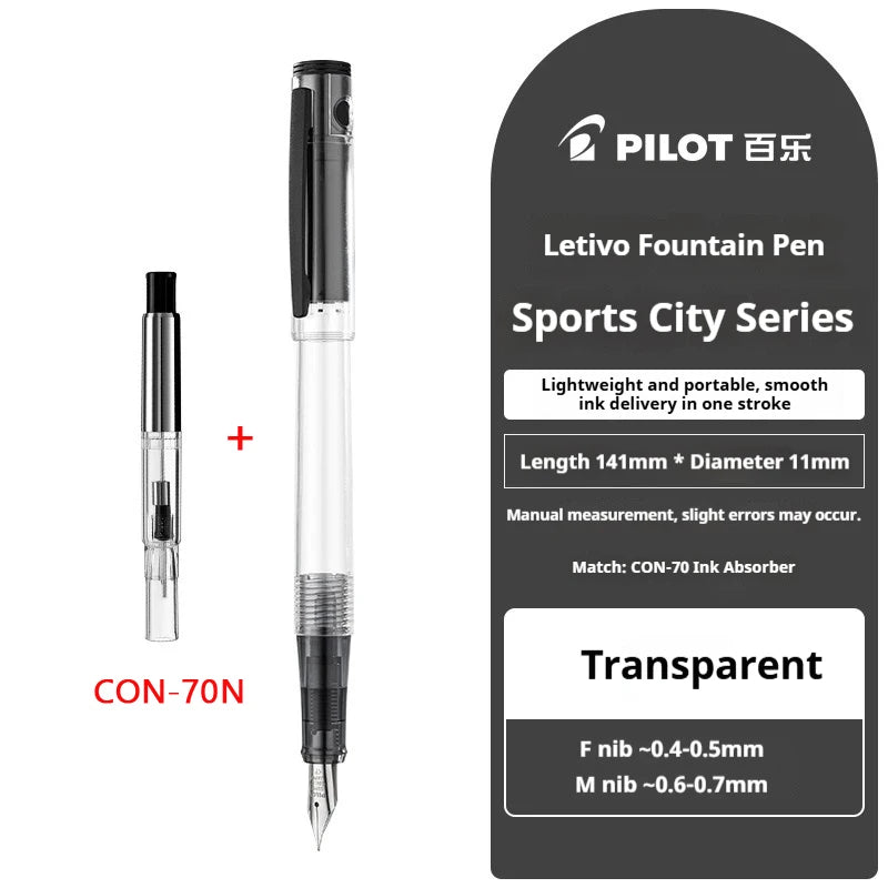 Japan PILOT Fountain Pen M/F Alloy Nib Ergonomic Grip F/M Nib Calligraphy Pens Luxury Daily Writing Drawing Signature Stationery
