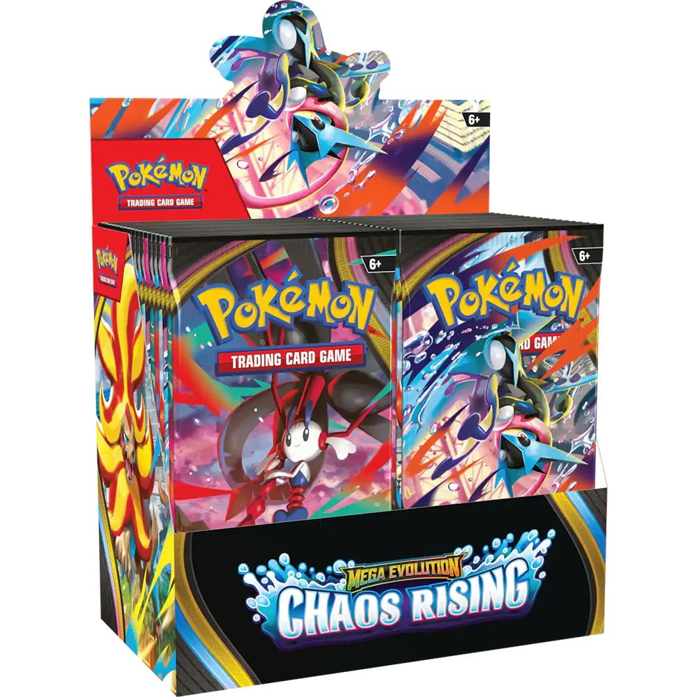 360PCS Pokémon Cards Chaos Rising Booster Box 36 Packs 360 Cards English TCG Collectible Trading Card Game Toys for Kids Gift