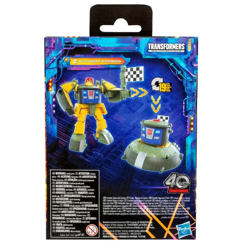 Hasbro Transformers Legacy United Deluxe Autobot Cosmos Action Figure, Convertible Robot Collectible Model Ornaments