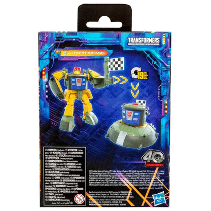 Hasbro Transformers Legacy United Deluxe Autobot Cosmos Action Figure, Convertible Robot Collectible Model Ornaments