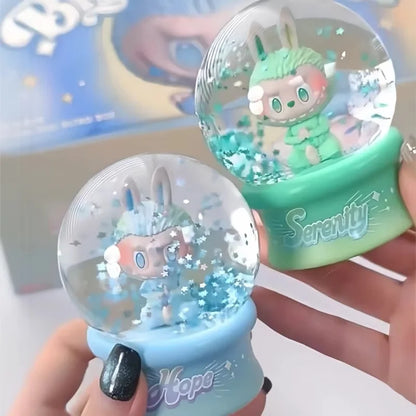 Original Pop Mart The Monsters Labubu V3 Big Into Energy Series Crystal Ball Blind Box Mystery Box Ornaments Girl Birthday Gifts