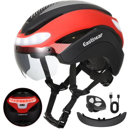 Eastinear High-quality Bicycle Helmet LED Light for Men and Women Racing Road Smart Bicycle Helmet Professional Riding Equipment
