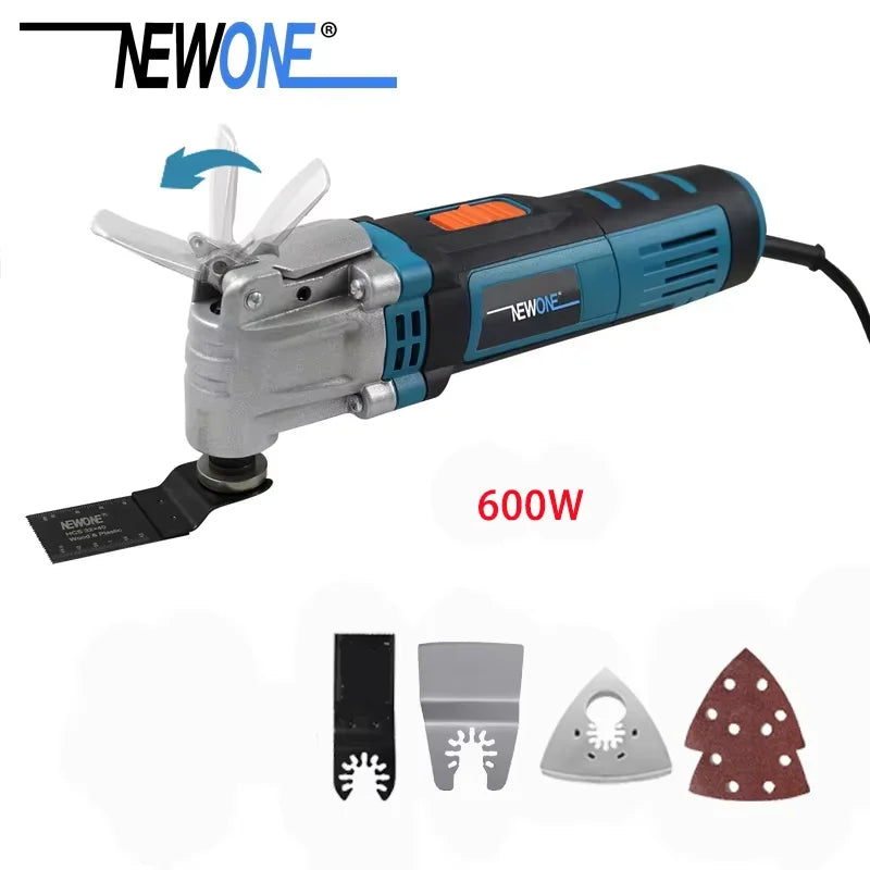 120V/230V 600W Quick Release/Change Oscillating Tool Multifunctional Electric Trimmer Saw DIY Home Improvement Tool Renovator