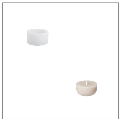 Christmas Twinkle Bauble Candle Jar Silicone Molds for Concrete Jesmonite Cement Reusable Candle Refill Mould DIY Xmas Gifts