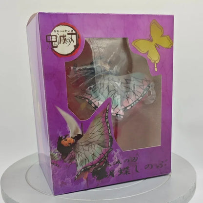 Shinobu Kocho & Nezuko Kamado Demon Slayer Kimetsu No Yaiba Figure PVC Action Statue Fighting Pose Ver Collectible Model Toys
