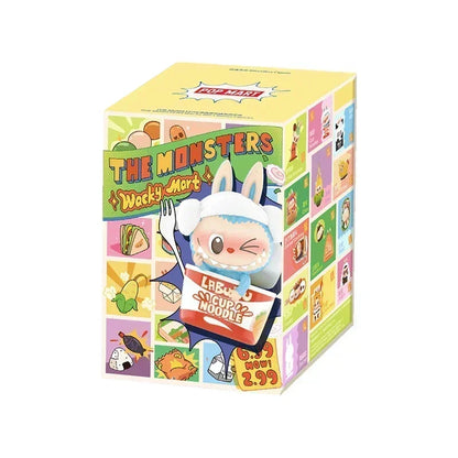 POPMART THE LABUBU MONSTERS WACKY MART Series Blind Box Guess Bag  Original charm Girl festival gift Anime figures Ornament