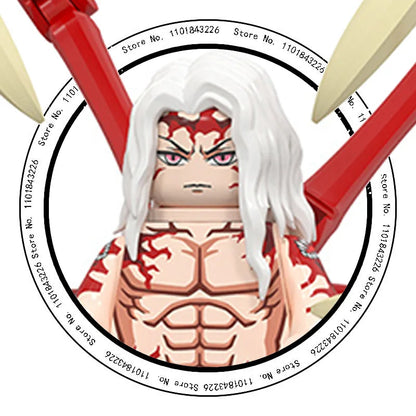 Demon Slayer Miniatures, Tan Errou, NeiZuko, Guiyou, Shinobu, collectible action figures, children's assembled toys, gifts.