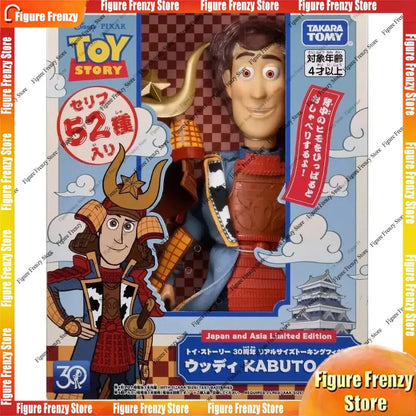 In stock, "Toy Story 30th Anniversary Edition" series of Buzz Lightyear, Woody, and Jessie action figures