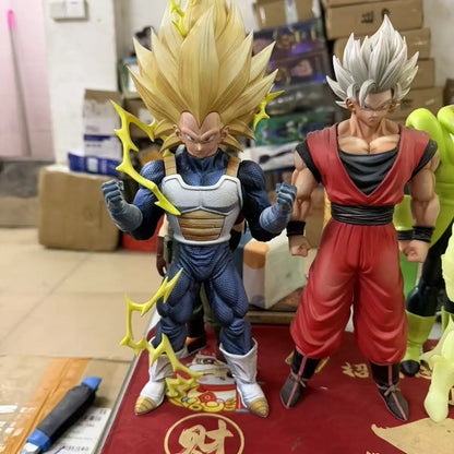 HY Statue Dragon Ball Z Ssj3 Vegeta Figure Replace arms Super Saiyan 3 Vegeta Pvc Action Figures Collection Model Toys Gifts