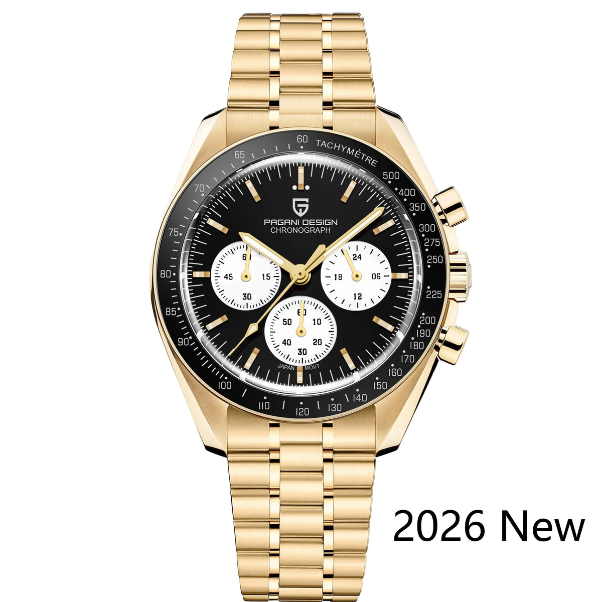 2026 New PAGANI DESIGN Tribute to CK2998 Moon Watch Retro Luxury Quartz Watches For Men Stainless Steel Sport Chronograph Man