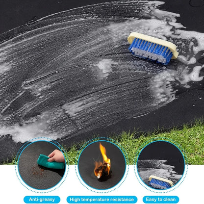 Outdoor Barbecue Pad for Protecting Wooden Floors Heat Resistant Fire Pit Mat, Flame Retardant Pad