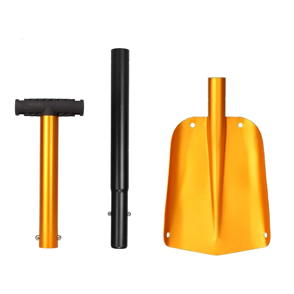 Retractable Outdoor Snow Shovel Aluminum alloy Ice Shovel Winter Snow Remover Tool Camping Garden Folding Shovel Survival Tools