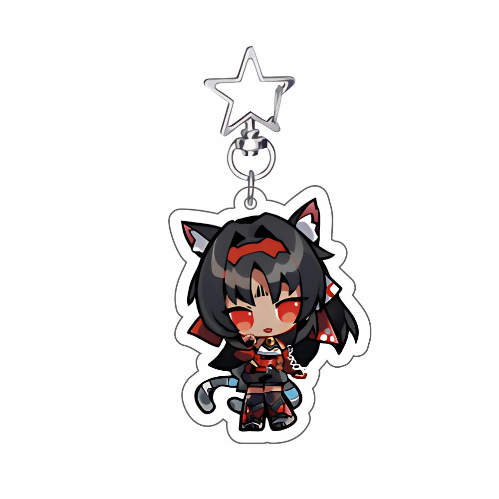 New Hot Game Zenless Zone Zero Keychains Pendant Car Ellen Joe Seth Lowell Jane Doe Von Lycaon Nicole Fans cosplay Gifts