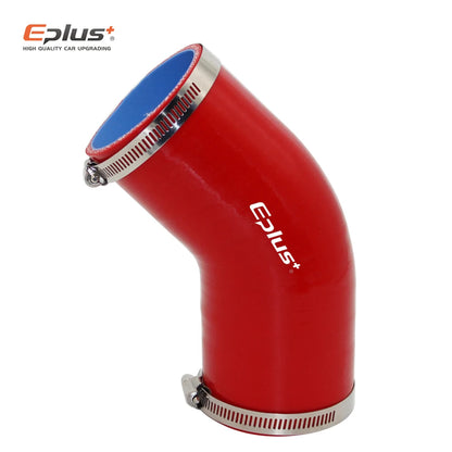 EPLUS Silicone Hose 0° 45° 90° Connector Reducer Pipe Adapter Black Red High Temperature Resistance Universal Silica Gel