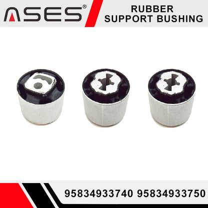 Car Styling 3PCS 95834933740 95834933750 Rubber Support Bushing For Porsche Cayenne 2011 2012 2013 2014 2015 2016 2017 2018