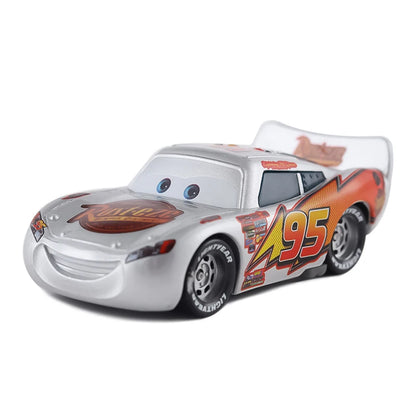 Pixar Cars Lightning McQueen Hudson Hornet Piston Cup Racer Version Metal Die Casting Model Car Racing Toys Birthday Gifts