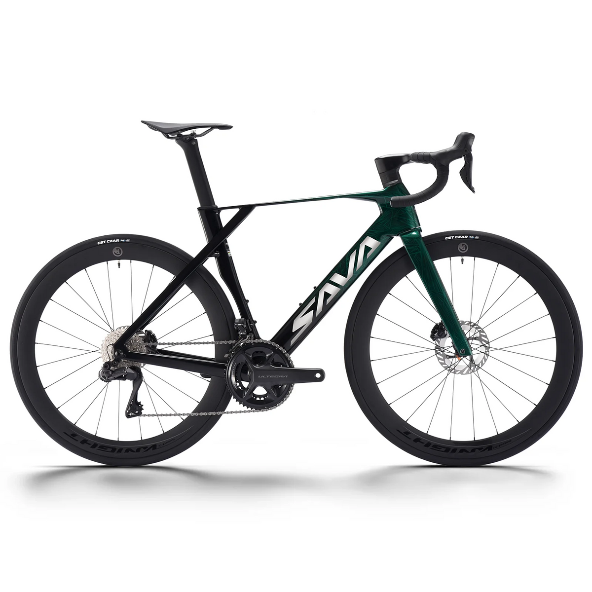 SAVA SLR8 Full Carbon Fiber E-Shift Road Bike with SHIMAN0 ULTEGRA 8170 Di2 Kit Cyclocross Road Bike Racer