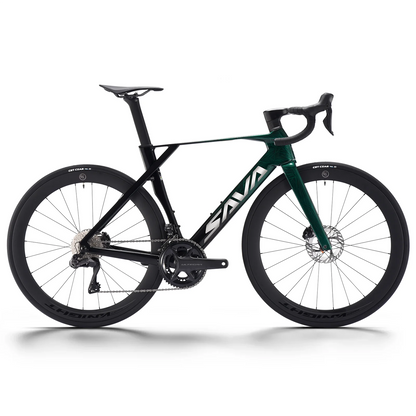 SAVA SLR8 Full Carbon Fiber E-Shift Road Bike with SHIMAN0 ULTEGRA 8170 Di2 Kit Cyclocross Road Bike Racer