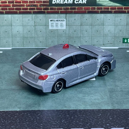 Takara Tomy Tomica No.2 Subaru WRX S4 Unmarked Patrol Car 1:64 Scale Alloy Diecast Car Mini Vehicle Collection Gift for Kids
