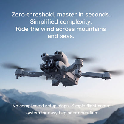 2026 Upgrade Mini 5 Pro RC Drone 8K Dual Camera WiFi FPV Optical Flow Hover RC Quadcopter Aircraft For Aerial Photography Hobby