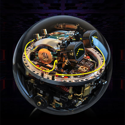 Technical Science Fiction Programming Spherical Machine Building Blocks Remote Control Sci-Fi Reconnaissance Robot Bricks Toy