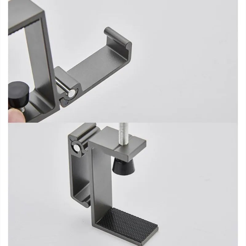1/2pcs Adjustable Foldable Desk Edge Hook Gaming Headset Desk Hanger Backpack Storage Hanging Hook Holder Punch-free Hook Rack