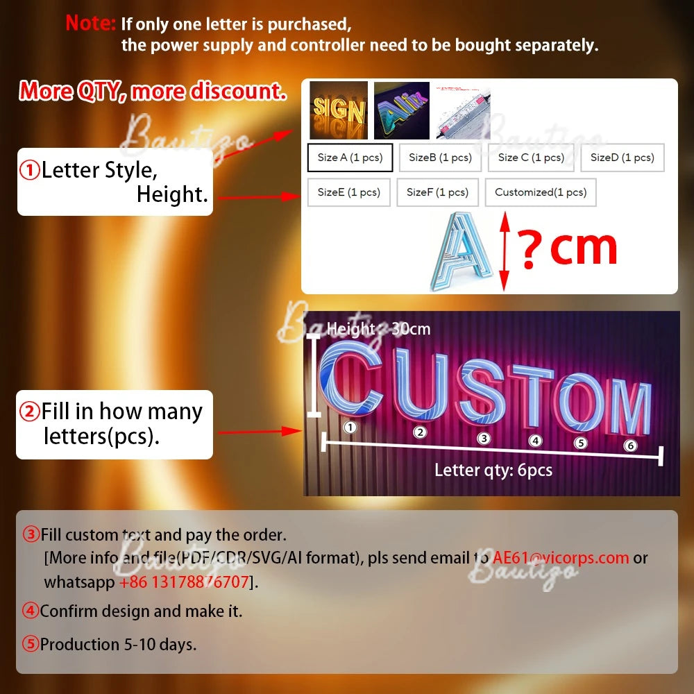 Custom Infinity Mirror LED LOGO Sign Personalized Mirror Wall Business Indoor Decoration for Bar Salon