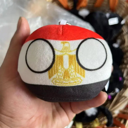 Country Ball Plush Toys 70 Styles 10cm Polandball Pendant Country Balls Countryball Stuffed Doll Xmas Birthday Gifts for Kids