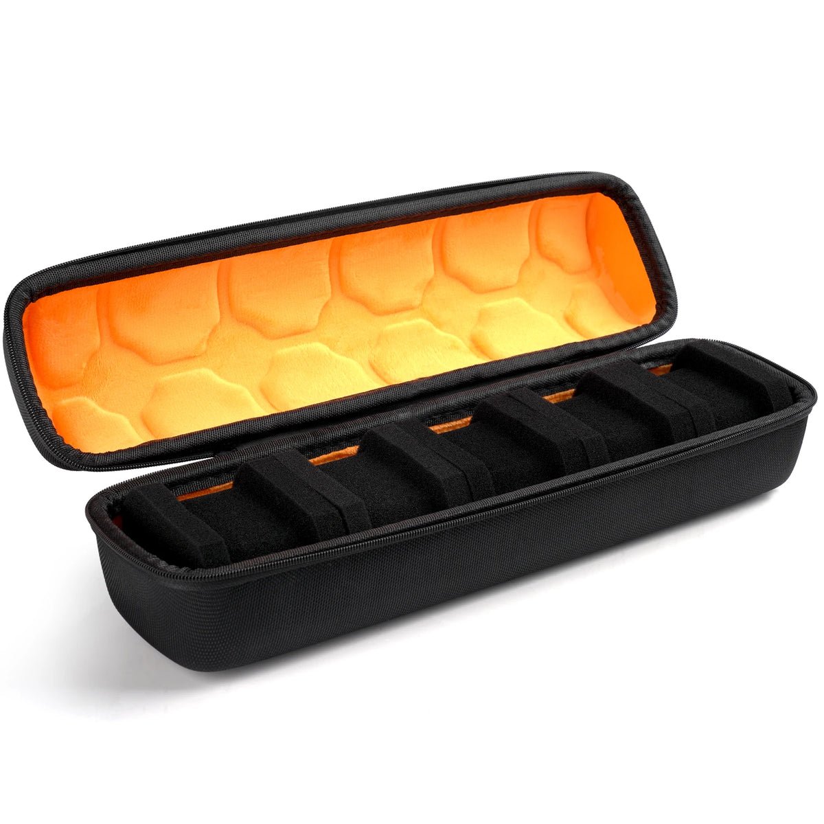 Hard Shell 5 Slots  Watch Storage Box, Carry Case, Display Organizer, Watch Box Holder Display Cabinet