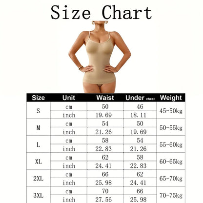 1pc Women‘s Camisole Breathable Shapewear Tops Tummy Control Built In Bra Tank Shaping Body Shaper Slimming Cami Vest Corset