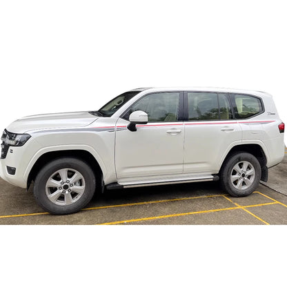For Toyota Land Cruiser 300 LC300 2021-2027 Body Side Waist Line Decal Stripe Sticker Exterior Styling Upgrade Parts