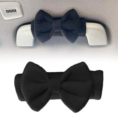 Bow Tie Car Handle Protector Cover Cute Car Roof Armrest Cover Car Roof Handle Protective Cover Butterfly Bow Roof Armrest Cover