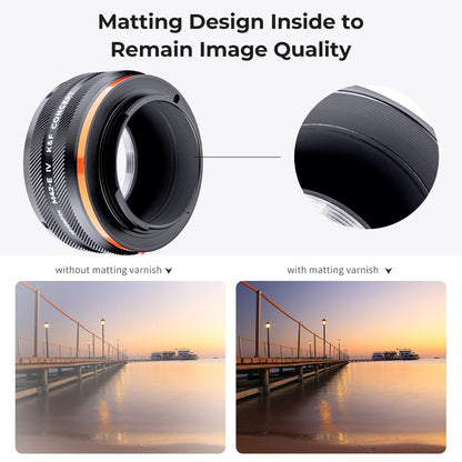 K&F CONCEPT Camera Lens Adapter for M42 Mount Lens to Sony E NEX Canon EF EOS R EOS M Nikon F Z Fujifilm FX M4/3 Leica SR Camera