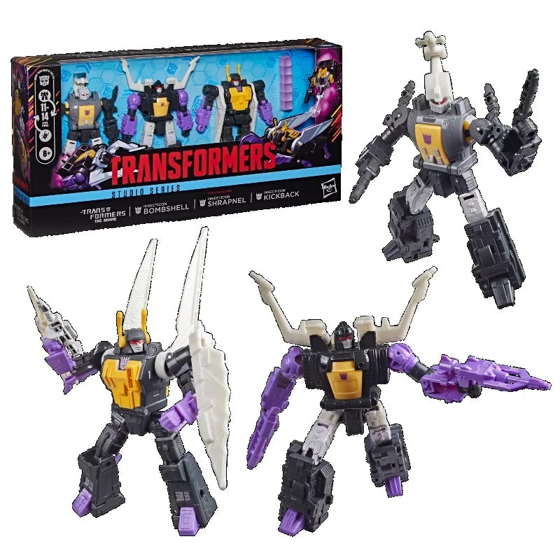 Hasbro Original Transformers SS86-27 Skywarp 26 Shockwave 15 Prowl  Bombshell Shrapnel Kickback Collectible Model Ornaments