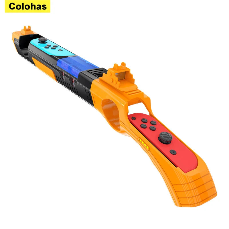 Game Shooting Gun For Nintendo Switch Joy-con Handgrip Sense Joystick Controller Gamepad Joypad Gaming Gun for NS Accessories