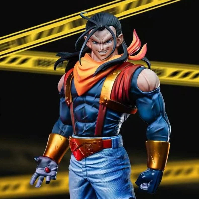 Dragon Ball Android 17 Figure Model Ornament Trendy Toy Action Figures Static Statue Desktop Collection Decoration Creative Gift