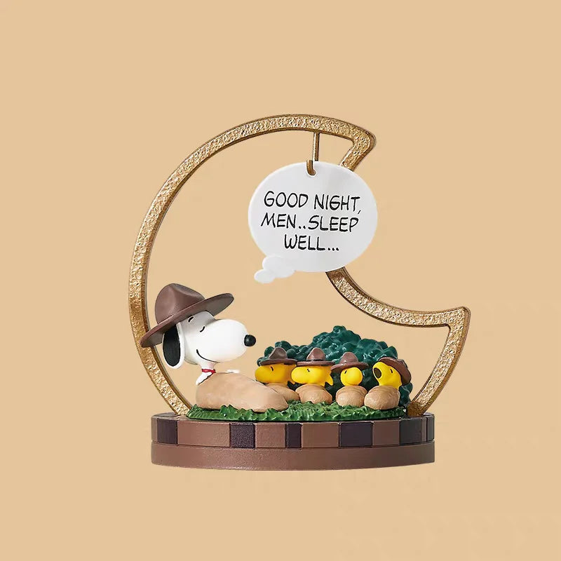 RE-MENT Snoopy Frame Art Collection Blind Box Mystery Toy Kawaii Anime Figure Accessories Desktop Decoration Miniature Ornament