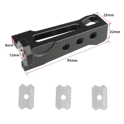 Woodworking Chamfer Planer Edge Corner Arc Trimming Manual Planer Quick Edge Deburring Manual Fillet Scraper