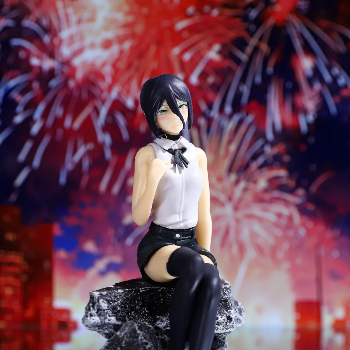 Chalnsaw men Reze  Girl Figure Model Toys Anime Beauty Desktop Ornament