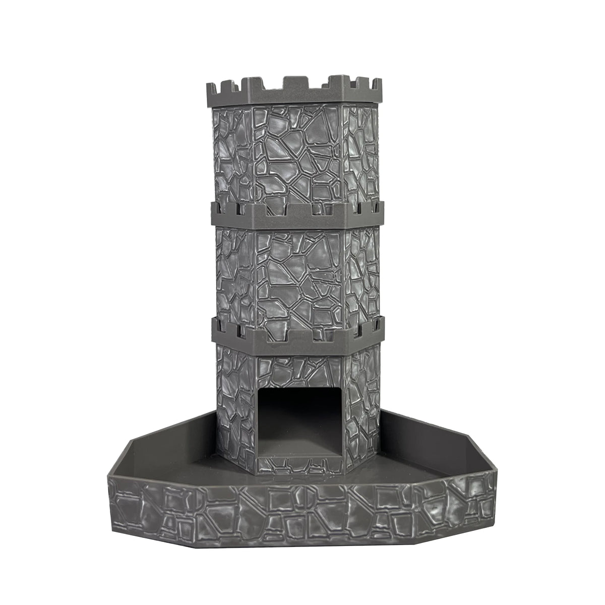 Bricks Castle Dice Tower  Dice Rolling Tray Tower - Perfect for D&D Game RPG and Tabletop Gaming Best Gift