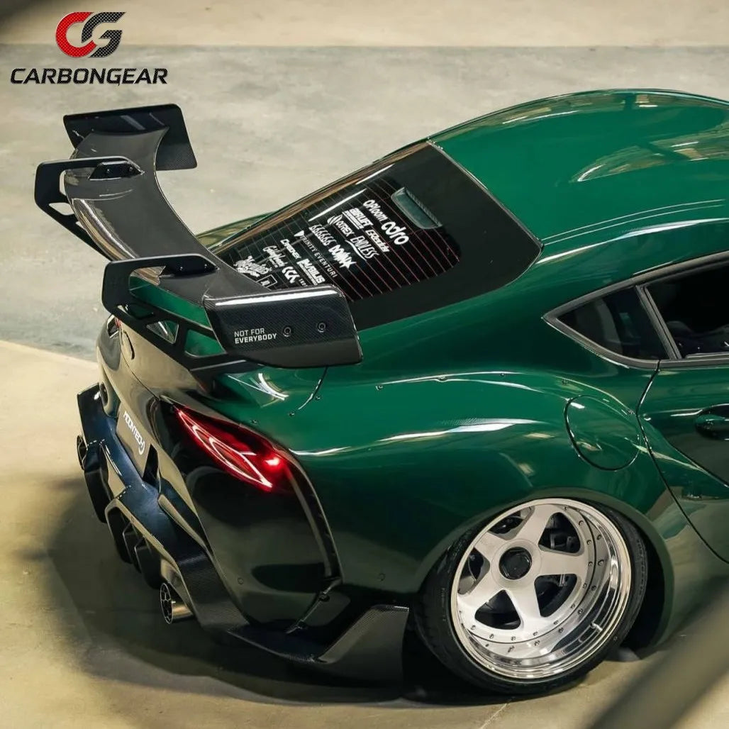 Dry Carbon Fiber Tail Wing Rear Spoiler Lip Wings Ducktail Body Kit For Toyota Gr Supra A90 A91 Mk5 AR V3 Style