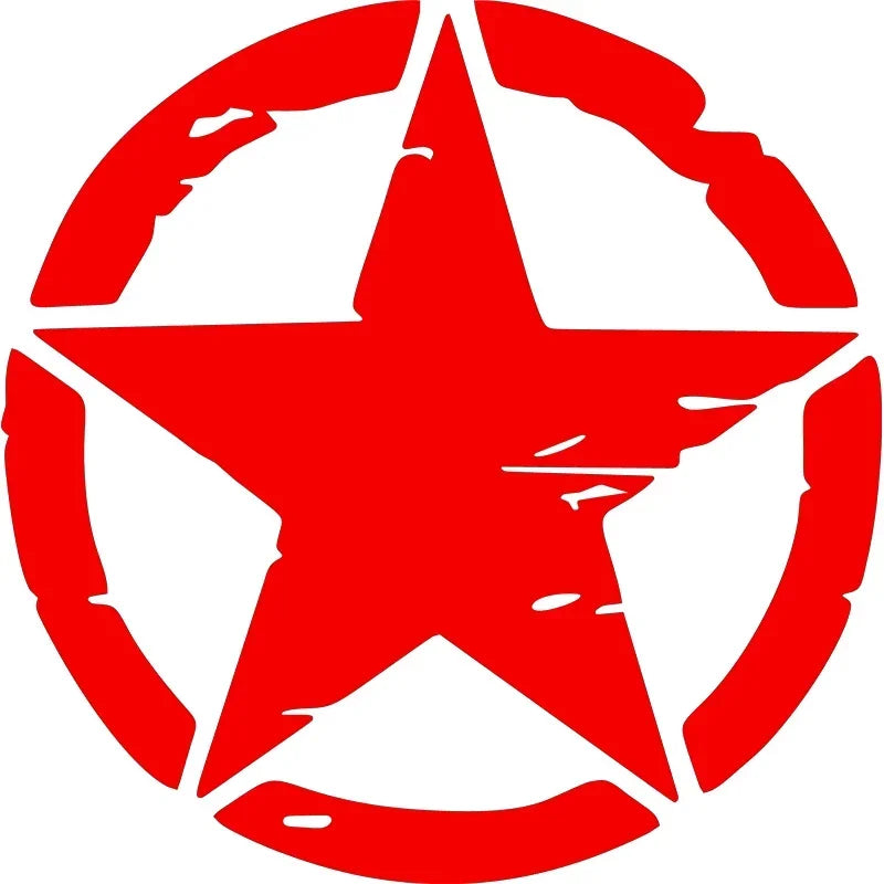 Oscar Mike Freedom Edition Army Star Sticker Motorcycle Stickers Rear Window Stickers Accessories Car Decoration Products Cute,
