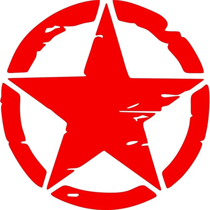 Oscar Mike Freedom Edition Army Star Sticker Motorcycle Stickers Rear Window Stickers Accessories Car Decoration Products Cute,