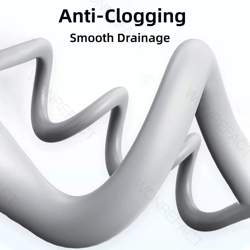 Bathroom Silicone Shower Tube Bend Arbitrarily Hose Explosion Proof Anti Winding Shower Head Hose Used High Toughness Design